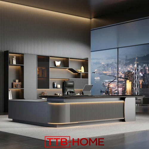 Bàn làm việc giám đốc + trưởng phòng BLVGD10