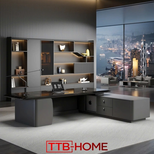 Bàn làm việc giám đốc + trưởng phòng BLVGD10