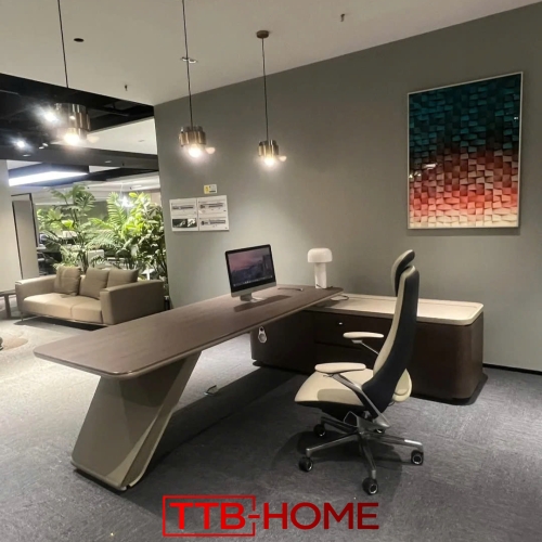 Bàn làm việc giám đốc + trưởng phòng BLVGD11