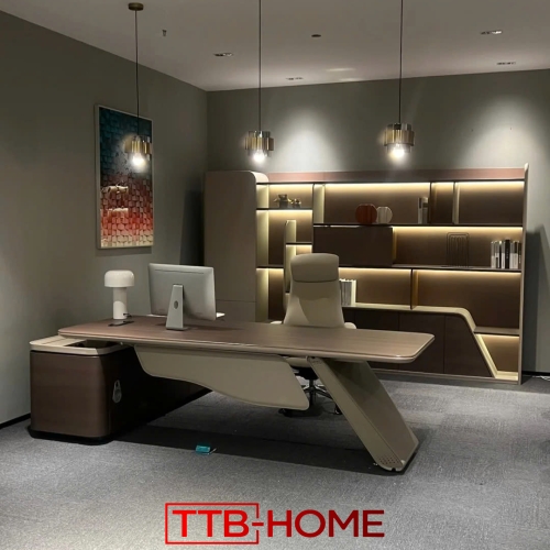 Bàn làm việc giám đốc + trưởng phòng BLVGD11