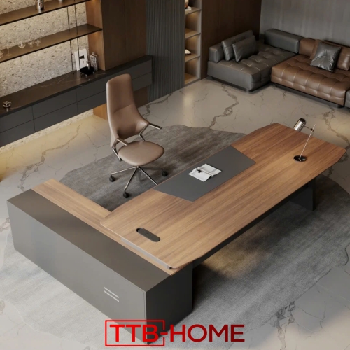 Bàn làm việc giám đốc + trưởng phòng BLVGD12