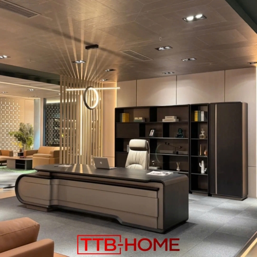 Bàn làm việc giám đốc + trưởng phòng BLVGD23