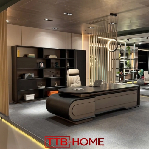 Bàn làm việc giám đốc + trưởng phòng BLVGD23