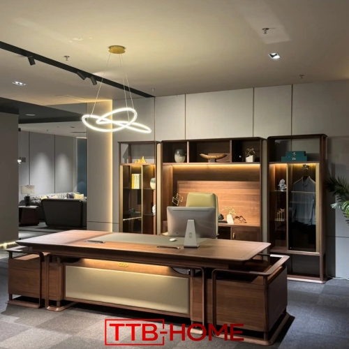 Bàn làm việc giám đốc + trưởng phòng BLVGD25