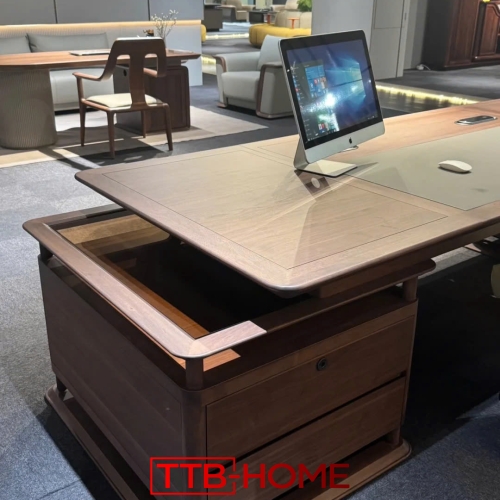 Bàn làm việc giám đốc + trưởng phòng BLVGD25