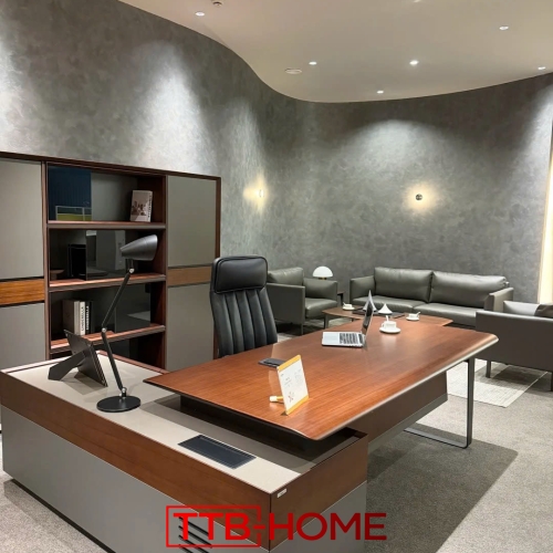 Bàn làm việc giám đốc + trưởng phòng BLVGD03